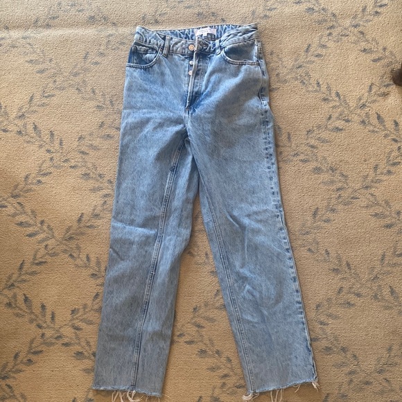 DYNAMITE ACID WASH STRAIGHT LEG DENIM - Picture 1 of 2